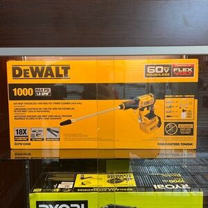 Dewalt 1000psi 60v flex volt pressure washer NIB